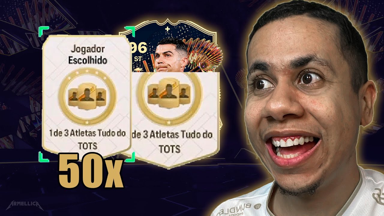 ABRI 5O ESCOLHAS DE TOTS E CONSEGUI MUITAS CARTAS META PRA GALERA! | FC 24 ULTIMATE TEAM