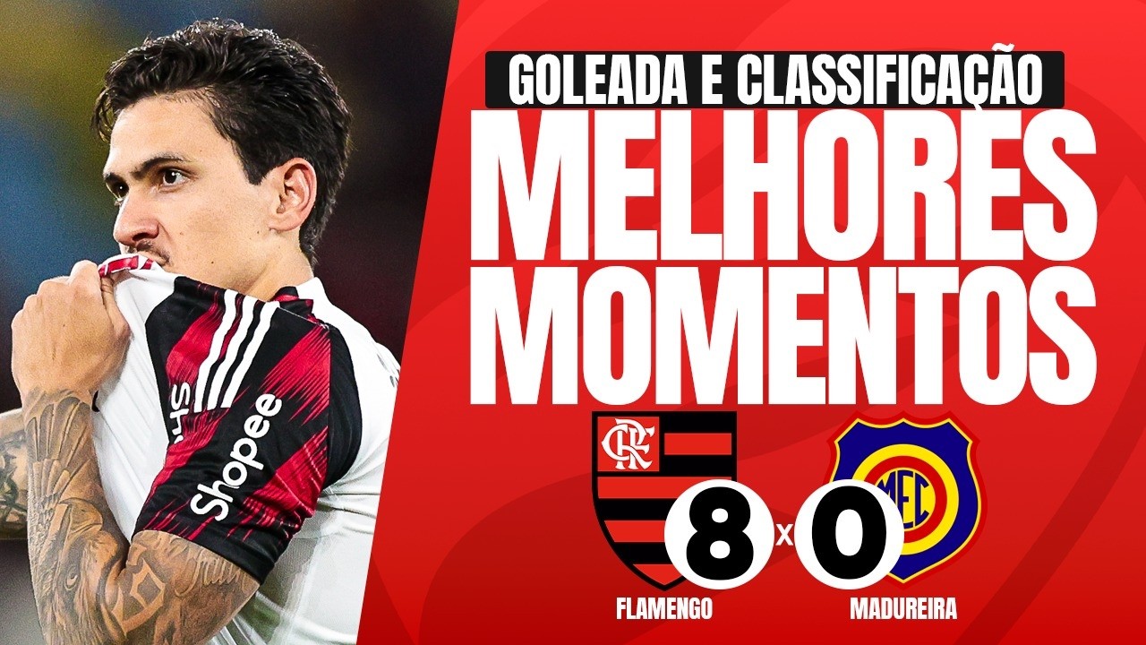 FLAMENGO 8x0 MADUREIRA | GOLS E MELHORES MOMENTOS | CARIOCA 2026 | SEMIFINAL | VOLTA
