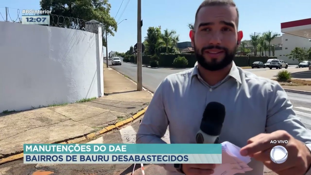 Manuten&ccedil;&atilde;o do DAE: Bairros de Bauru desabastecidos