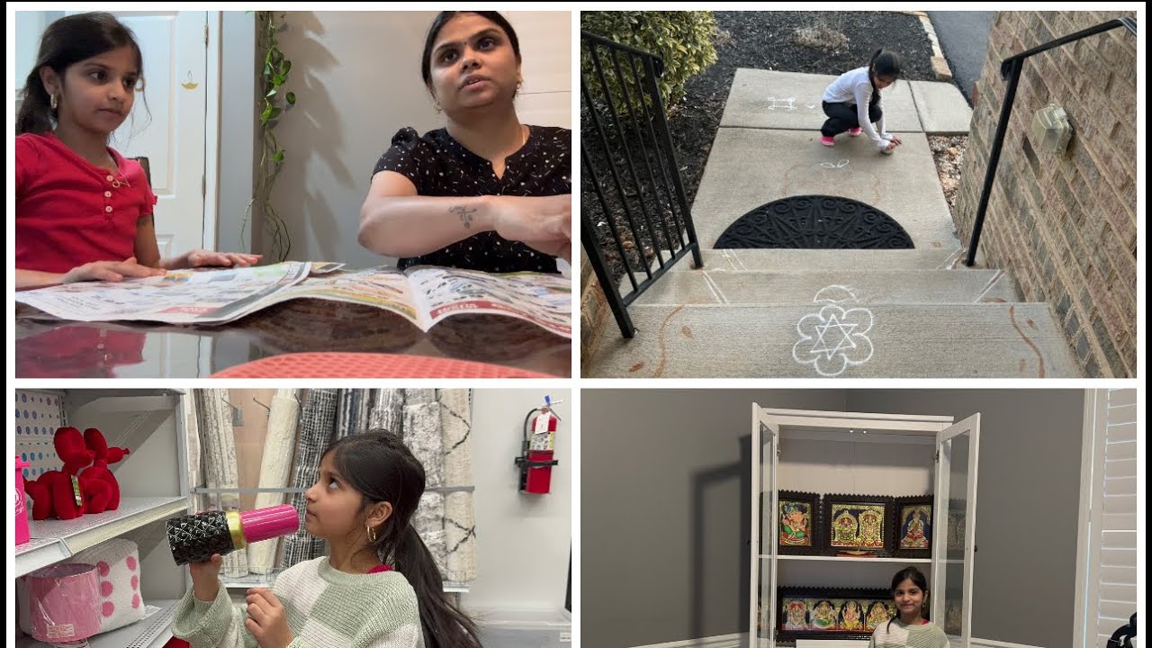 Tamil🇮🇳working ❌mom in 🇺🇸USA //evening 🌕to night routine vlog//Pooja self organizing //night dinner🔥