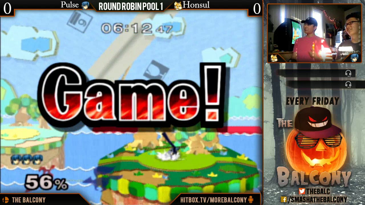 Melee at the Balcony 68 - Round Robin ft. Pulse (Marth) VS Honsul (Fox)