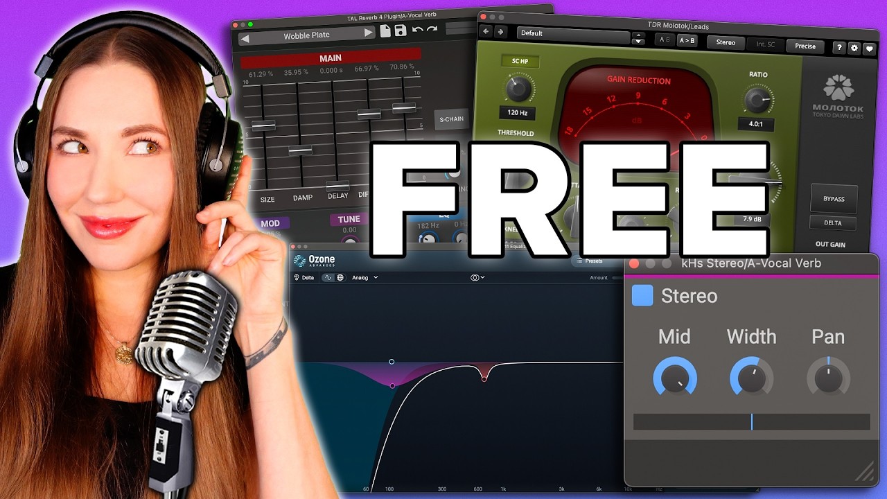 I made a PRO Vocal Chain with ALL FREE PLUGINS