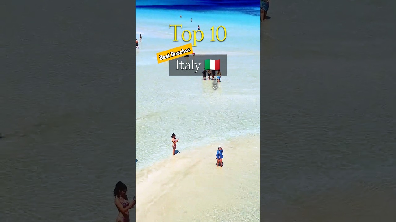 Italy🇮🇹 top 10 best beaches #Italy #travel #beaches #maledives