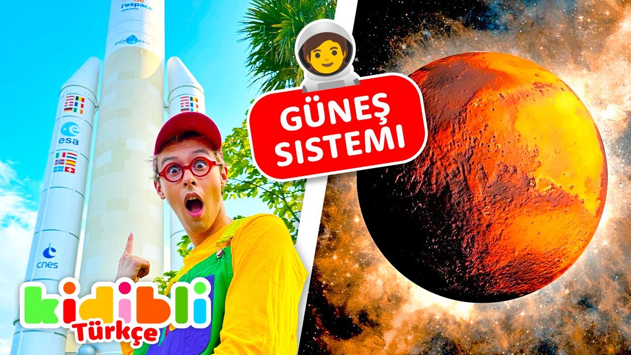 Çocuklar İçin Güneş Sistemi videolari | Çocuklar İçin Eğitici Bilim Videoları | Kidibli