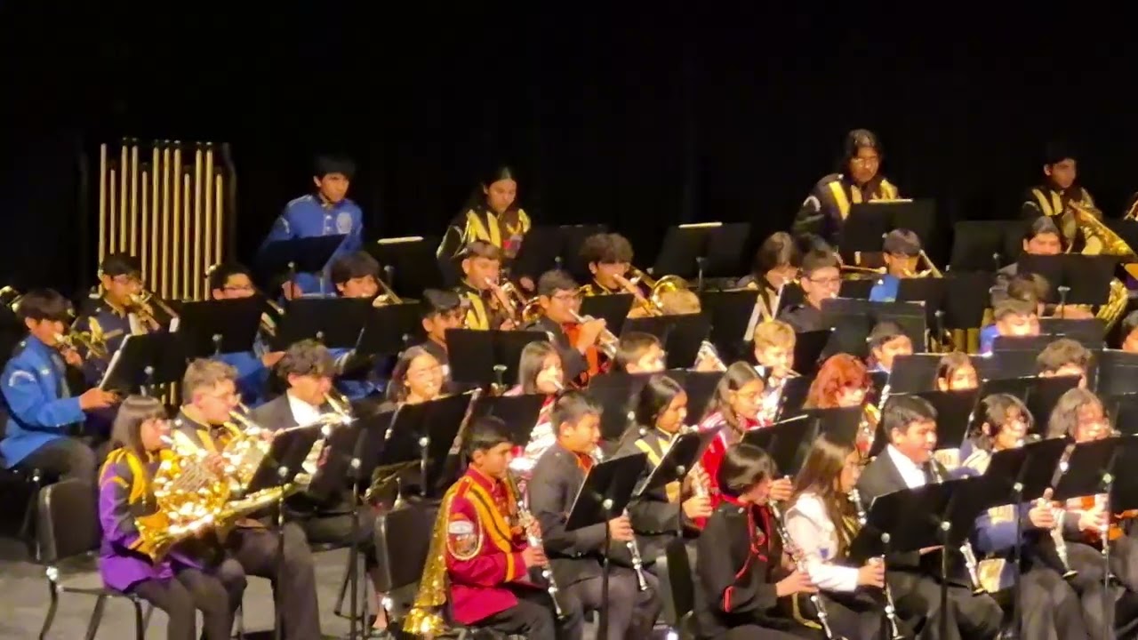 25-26 All-Region 28 MS Honor Band playing La Bruja