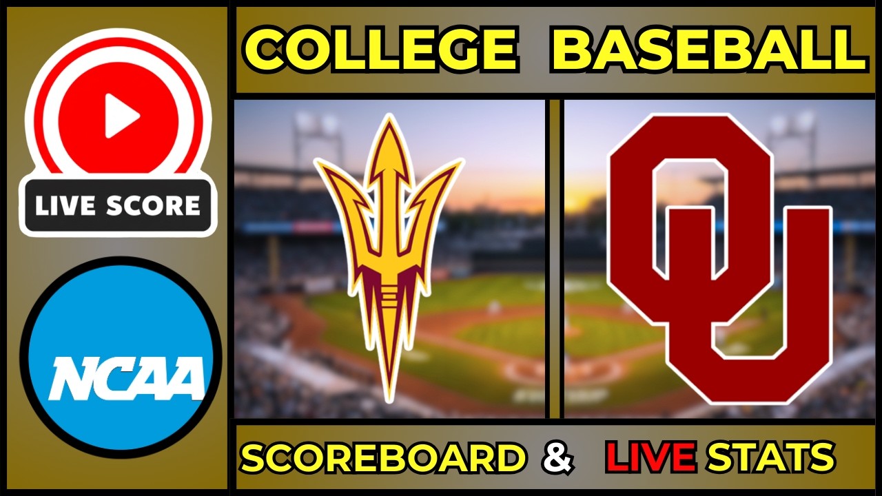 🔴 LIVE: Arizona State vs Oklahoma Sooners | NCAA Baseball Scoreboard | Feb 25, 2026 | Stats & Box