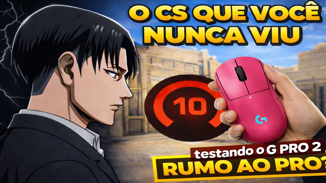 TESTANDO O G PRO 2 LIGHTSPEED NO CS2!