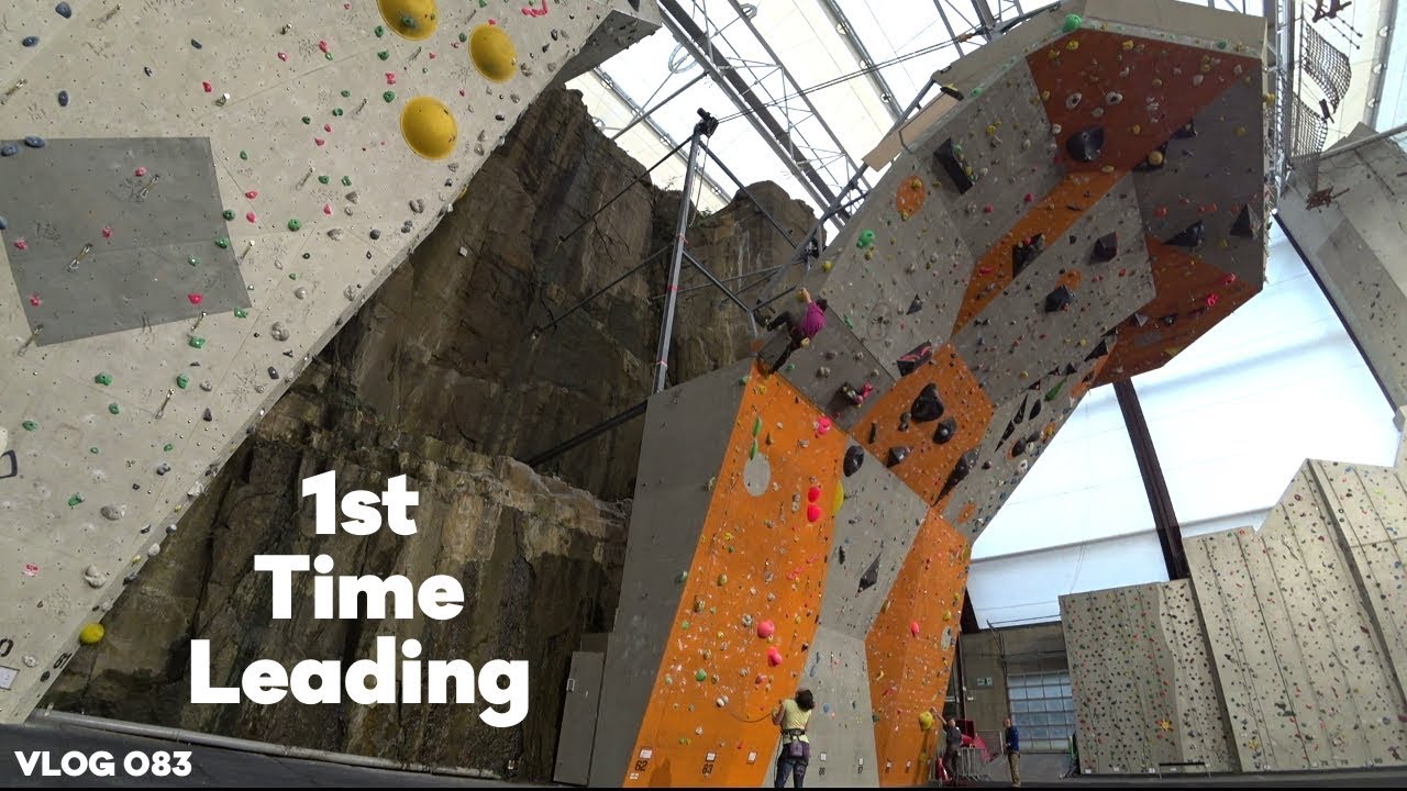 Boulderer Tries Lead Climbing