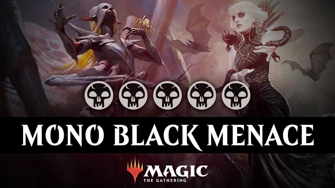 💀💀💀 Mono Black Menace Aggro | Ranked Innistrad Midnight Hunt | Standard MTG Arena