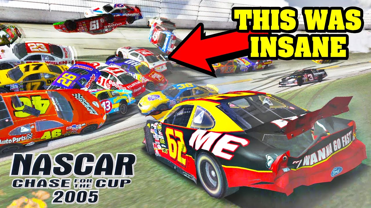 Выезд на встречную полосу на всех 22 трассах Кубка NASCAR 2005