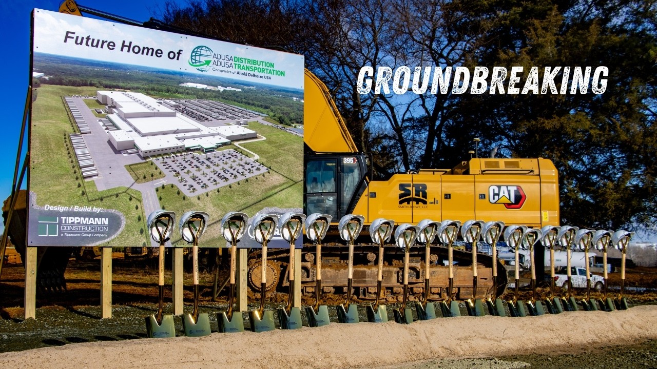 Groundbreaking Ceremony for 1 million+ sq ft automated distribution facility