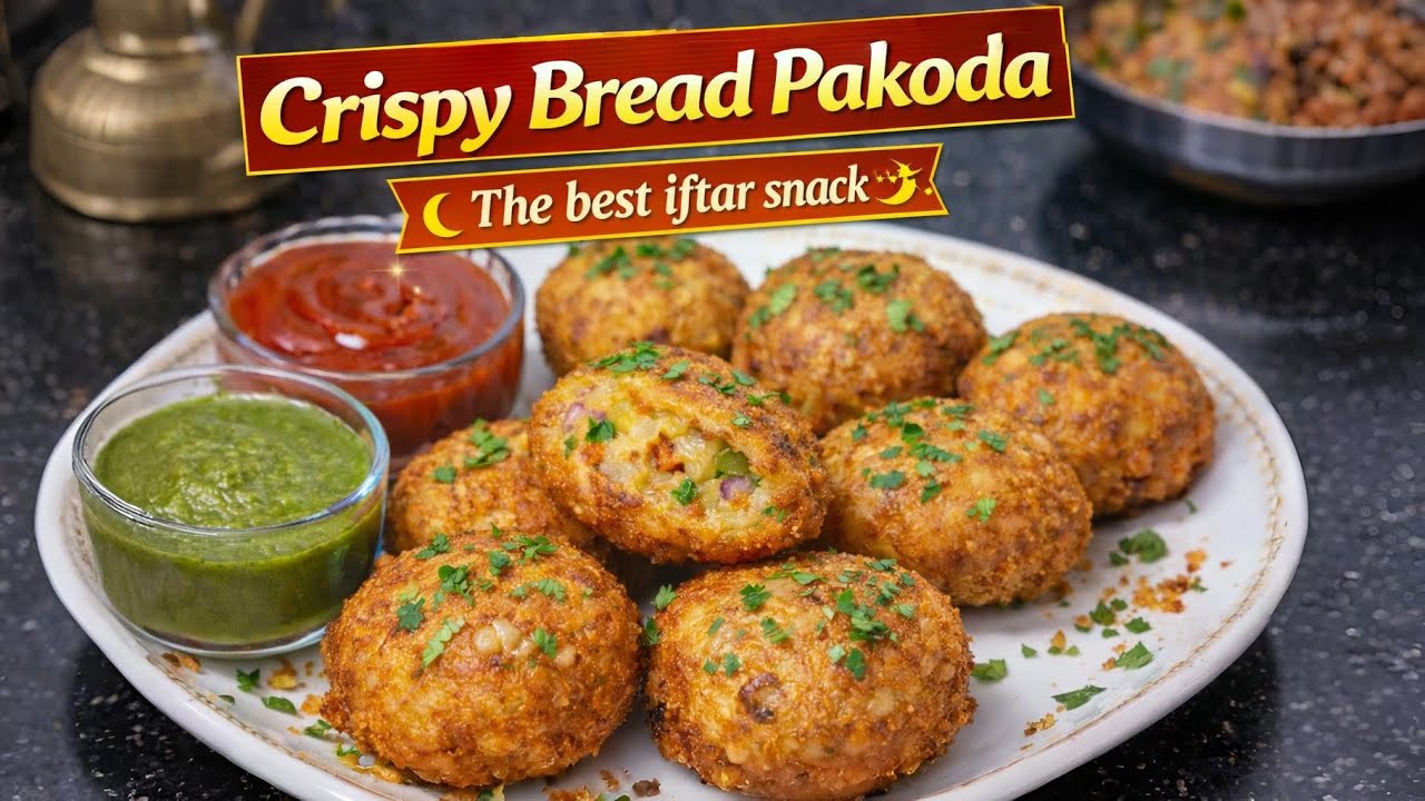 Crispy Bread Pakoda Recipe | The Best Iftar Snack | Easy & Crunchy Evening Snack