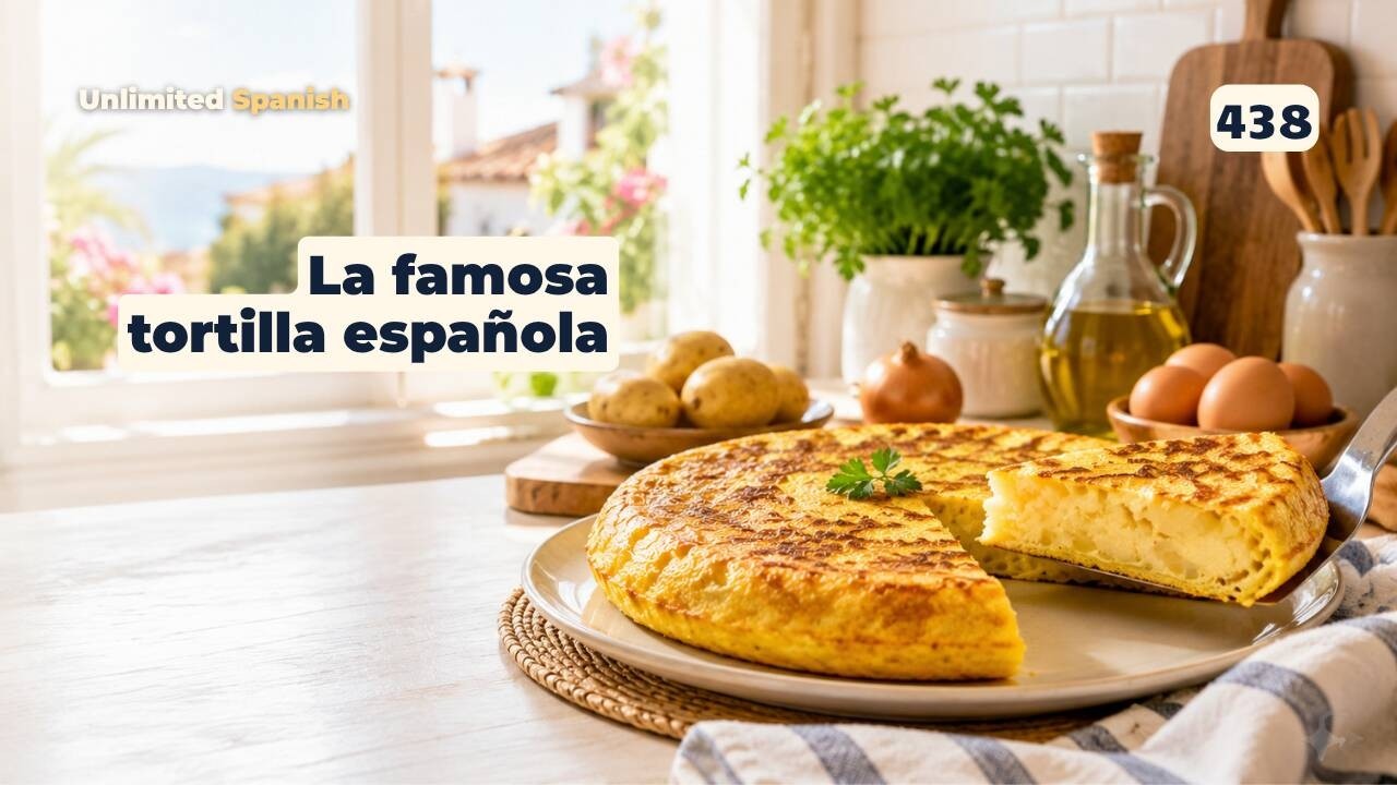 438 La famosa tortilla española - Unlimited Spanish Podcast