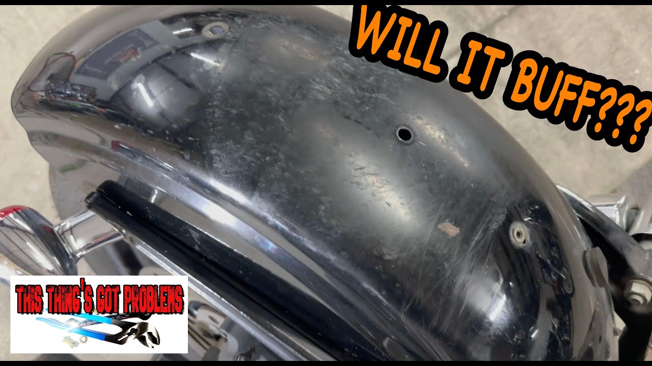 Motorcycle Detailing - Harley Davidson Street Bob Wet Sanding, will this paint buff out?