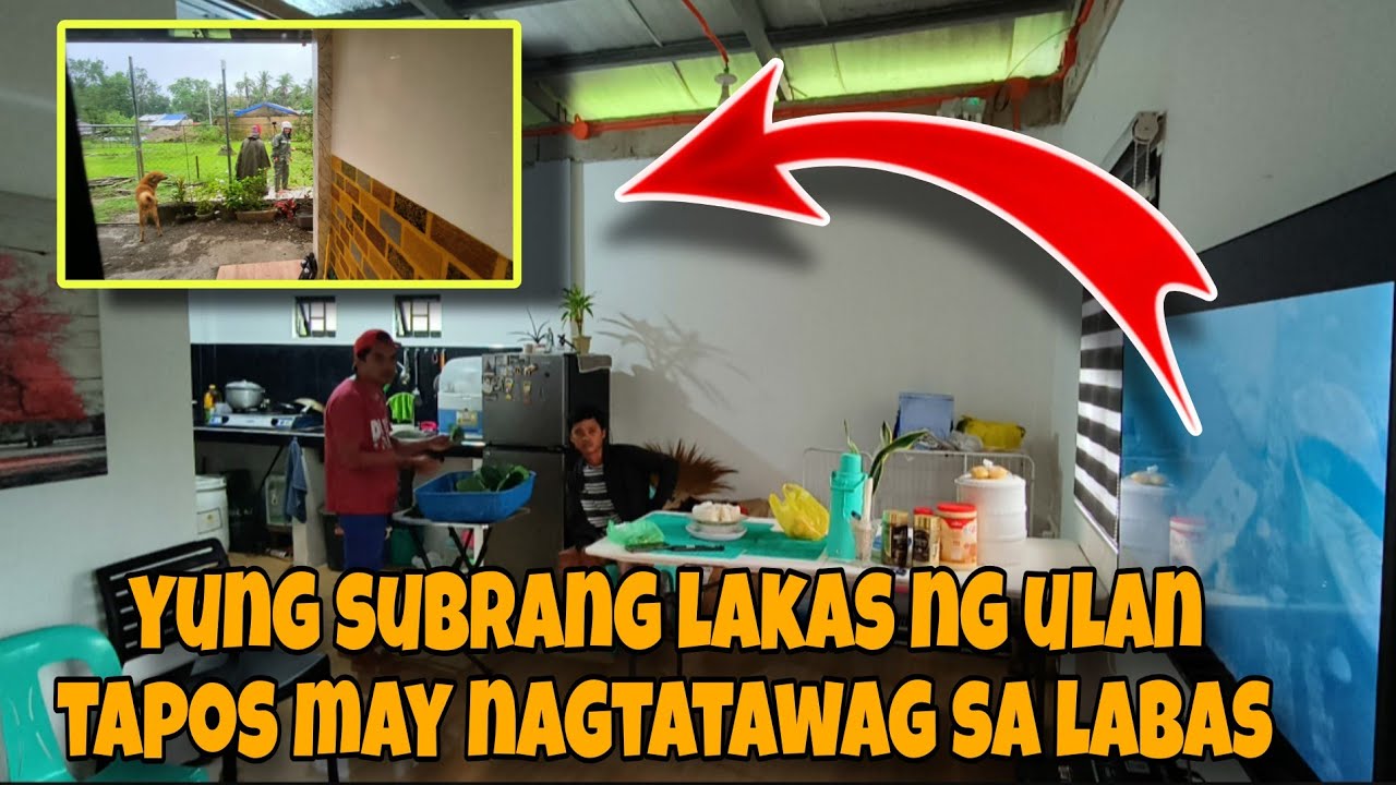 LAKAS NG ULAN SUMUGOD TALAGA SILA DITO SA BAHAY
