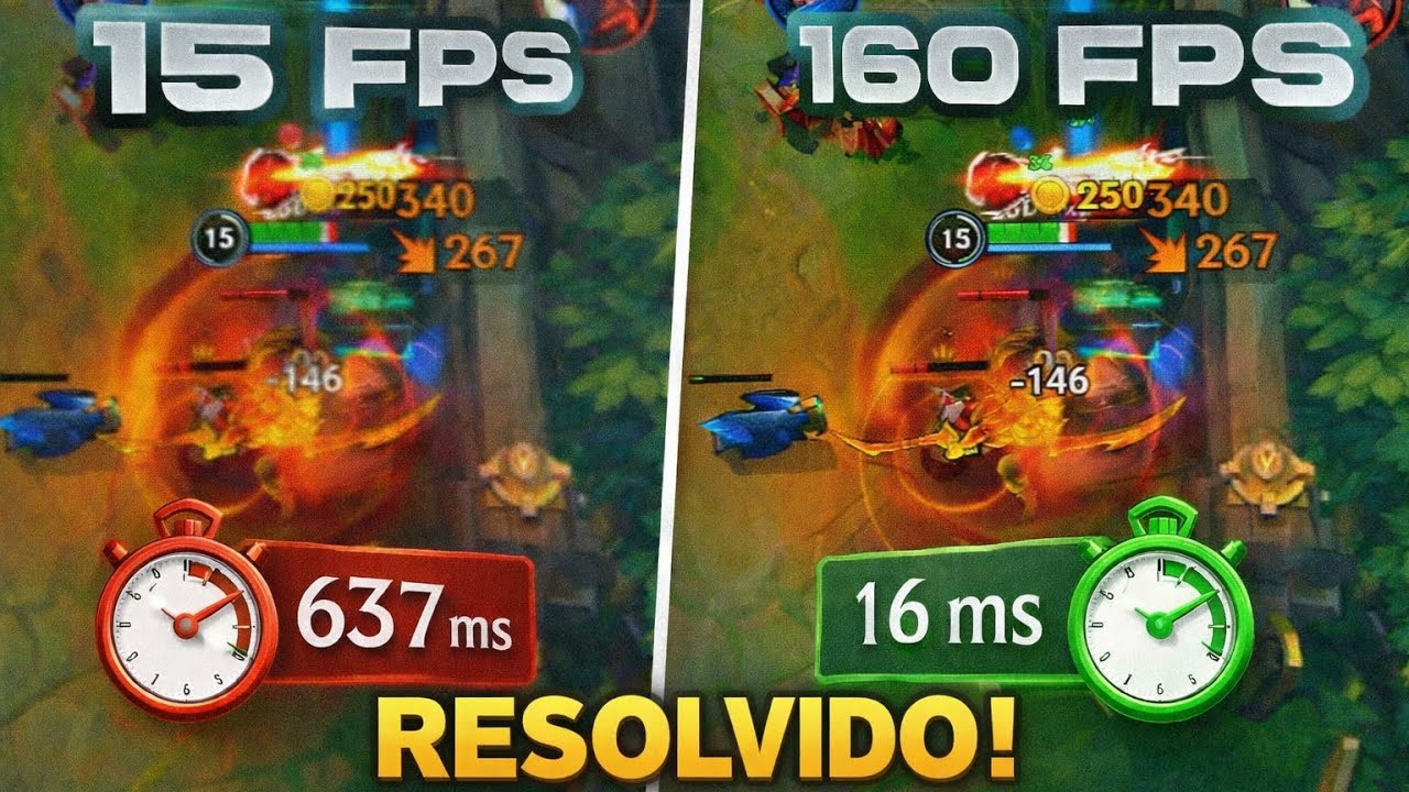 RESOLVIDO! COMO CORRIGIR QUEDA DE FPS E MS ALTO wild Rift