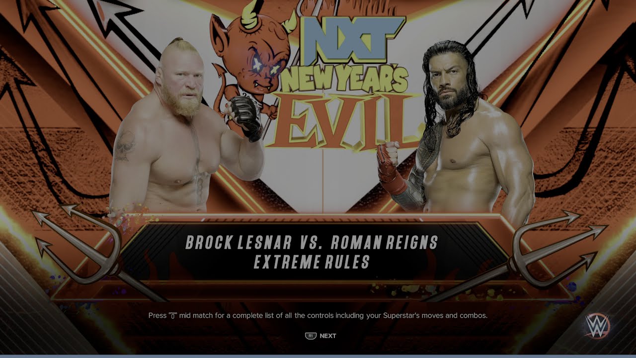 رومان رينز و بروك ليزنر قرروا يتحدون بعض بعد الخسارة الفادحة WWE 2K23