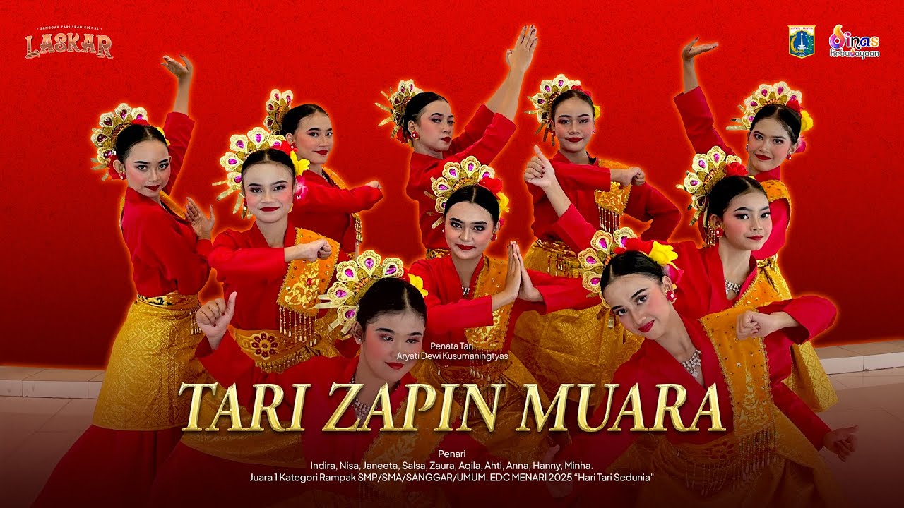 LASKAR 10 || TARI ZAPIN MUARA KREASI || LOMBA TARI KREASI NUSANTARA