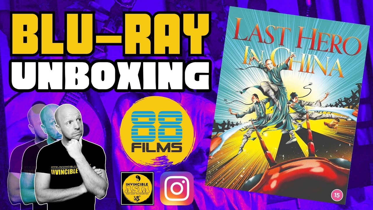 LAST HERO IN CHINA 黄飞鸿之铁鸡斗蜈蚣 - 88 Films Blu-ray Unboxing & Review