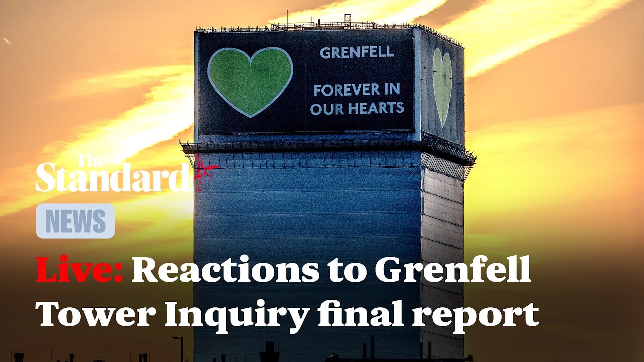 Grenfell Tower Inquiry live: Reactions from outside Dorland House damning final report is published
