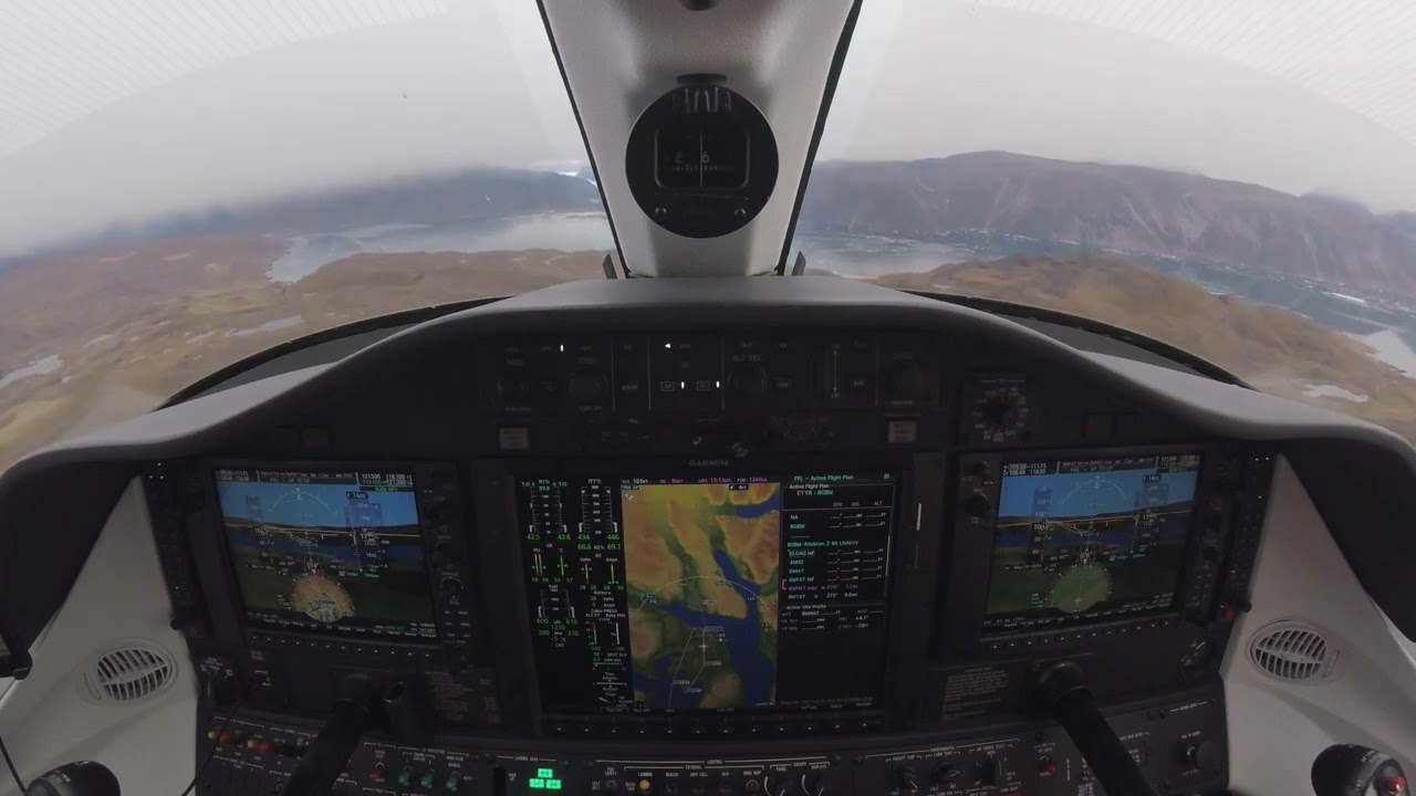 BGBW (Narsarsuaq / Greenland) RNP Z Rwy 06 Approach (with cold temperature compensation) [2160p]