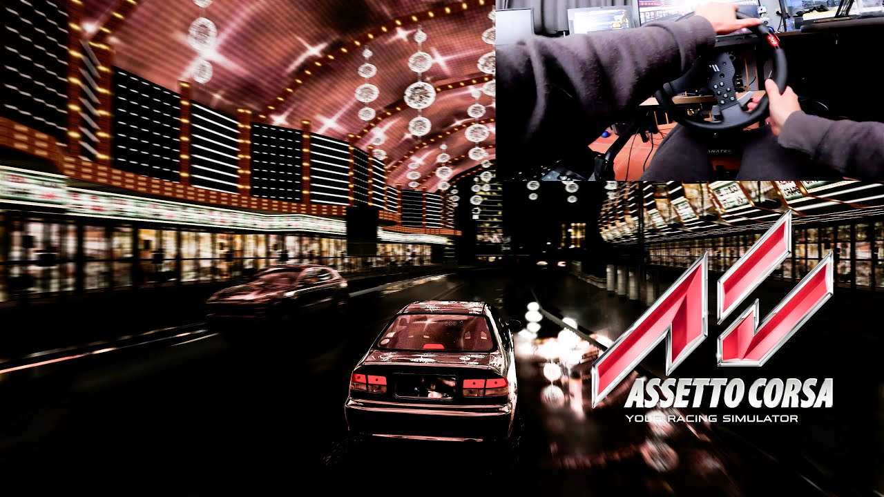 Assetto Corsa: Cutting up City Traffic Realistic NFS Underground 2 | 99 Honda Civic Coupe | 4K