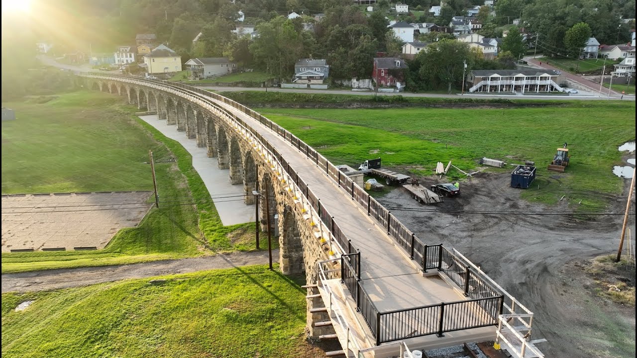 Unedited - 2022-10-03 - Bellaire Ohio The Great Stone Viaduct Walking Trail