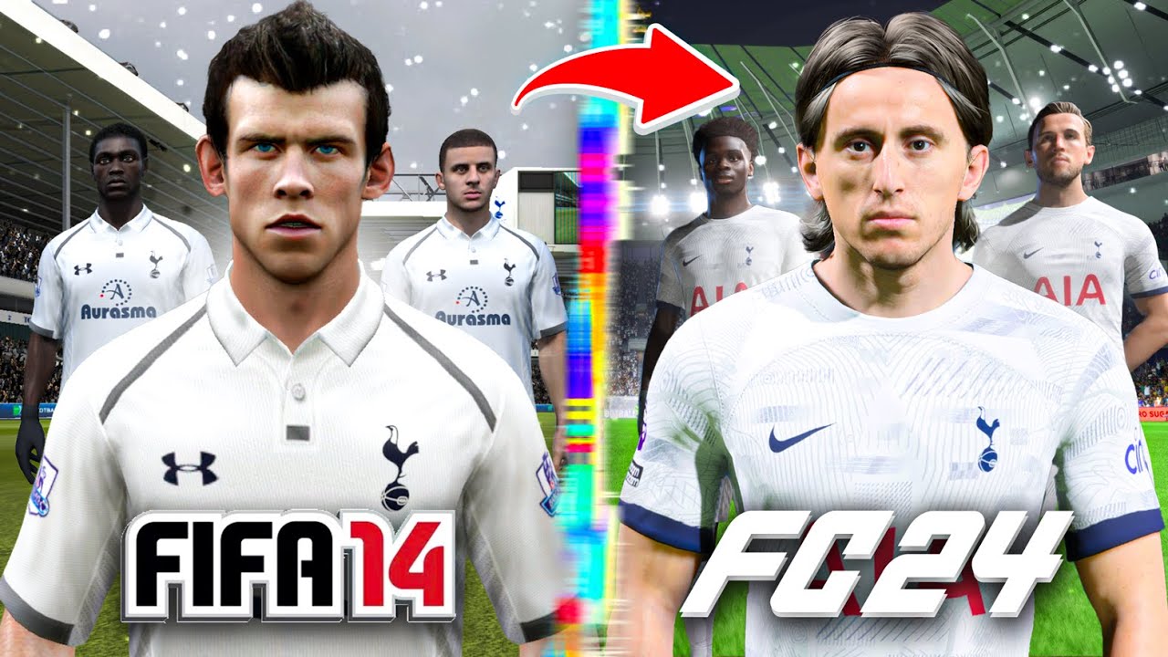 I Rebuild Tottenham From FIFA 14 to FC 24!