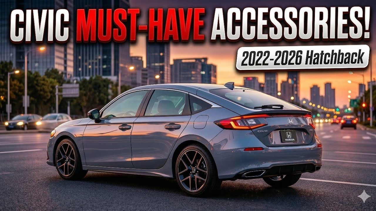 Необходимые аксессуары для Honda Civic 2022-2026 годов выпуска.