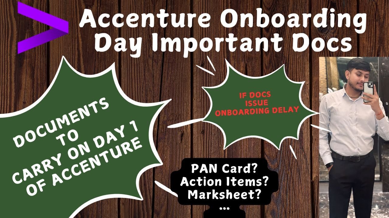 Mandatory Documents for @Accenture Onboarding Day1 | Don’t Risk Delays! | @Accenture Day1 Essentials