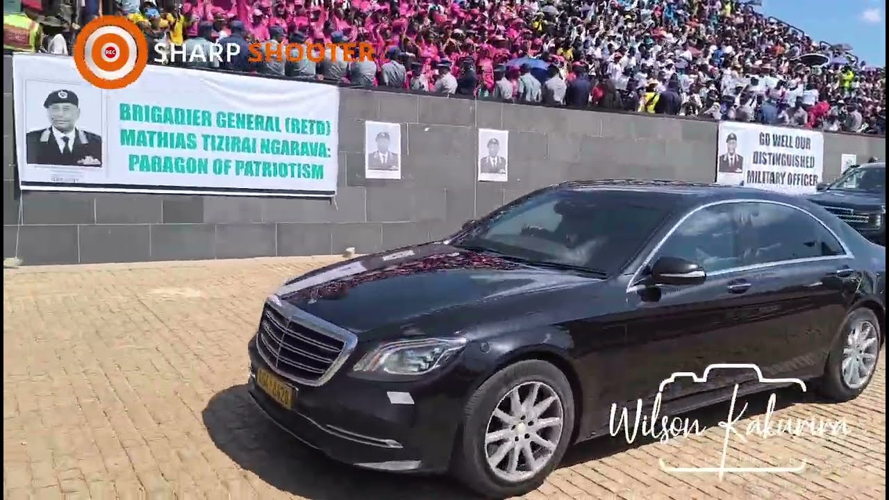 Acting President Dr C.D.G.N Chiwenga&rsquo;s Commanding Arrival at National Heroes Acre