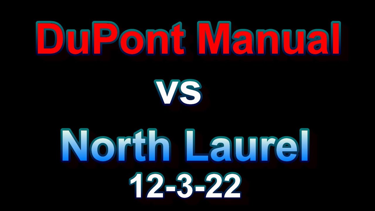 DuPont Manual plays North Laurel(Reed Sheppard)