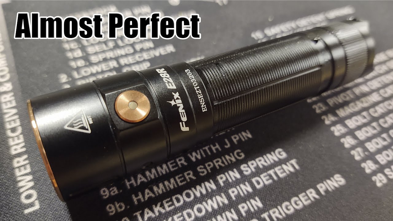 Fenix E28R Review | Almost Perfect 1,500 lumen LED EDC Flashlight With 18650 Rechargeable Battery