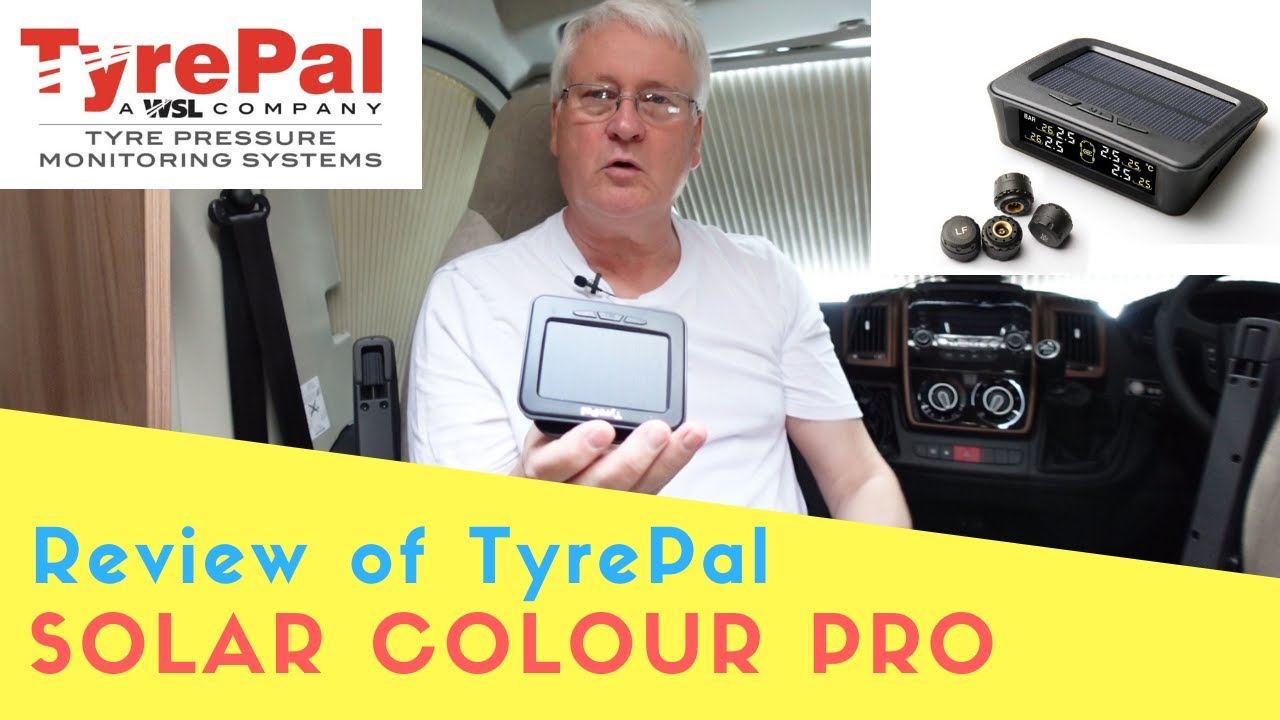TyrePal Solar Colour Pro Tyre Pressure Monitor And Temperature Monitor