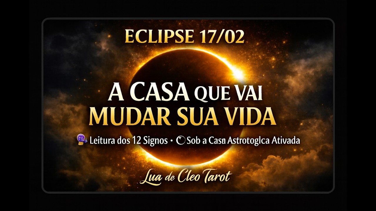 ECLIPSE 17/02  - A CASA QUE VAI MUDAR SUA VIDA !!!!
