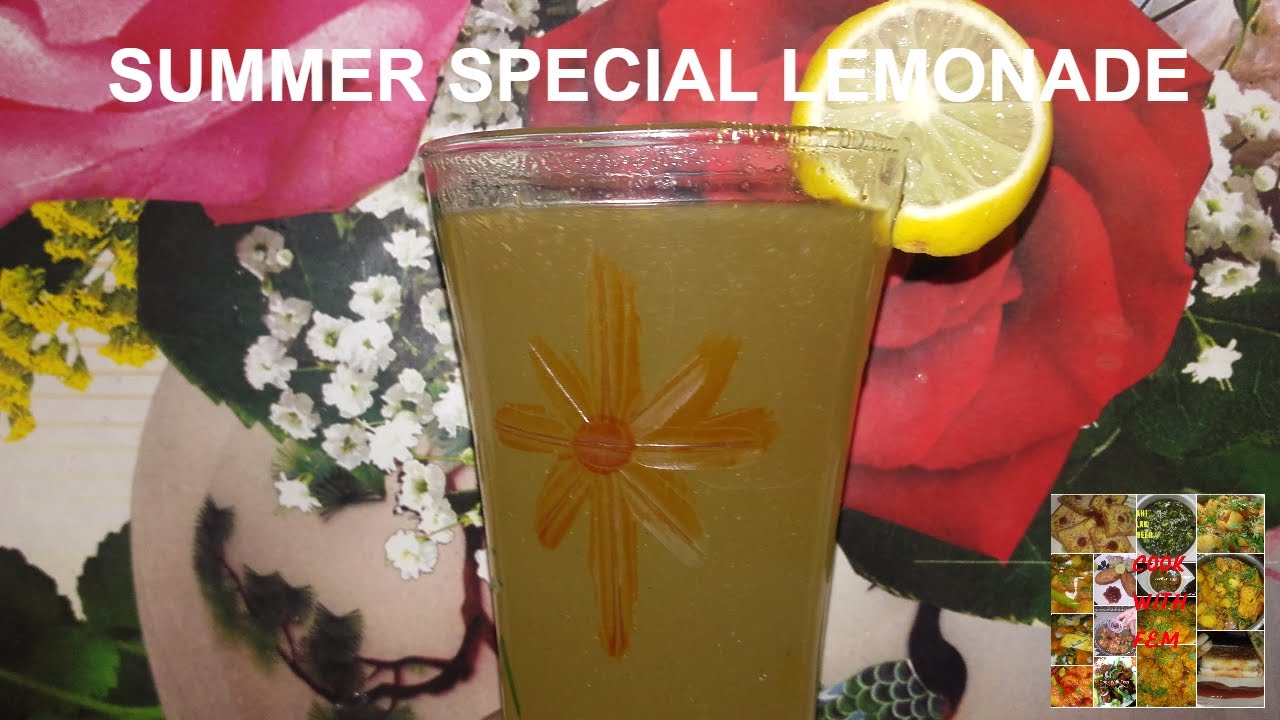 Summer Special Lemon Juice // Tasty and Healthy refreshing Lemon drink in seconds