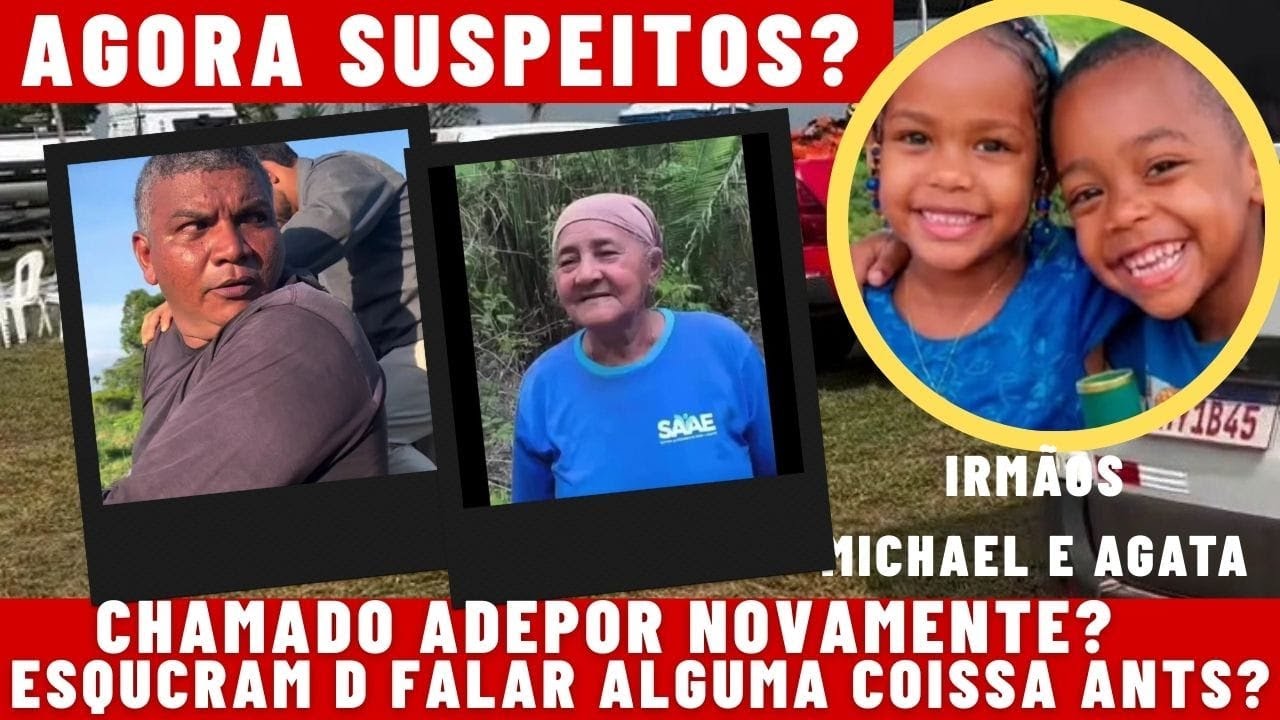 Após 13 dias de buscas pelos irmãos Michael e Ágata.Carroceiro é chamado novamente a depor por 6 hrs
