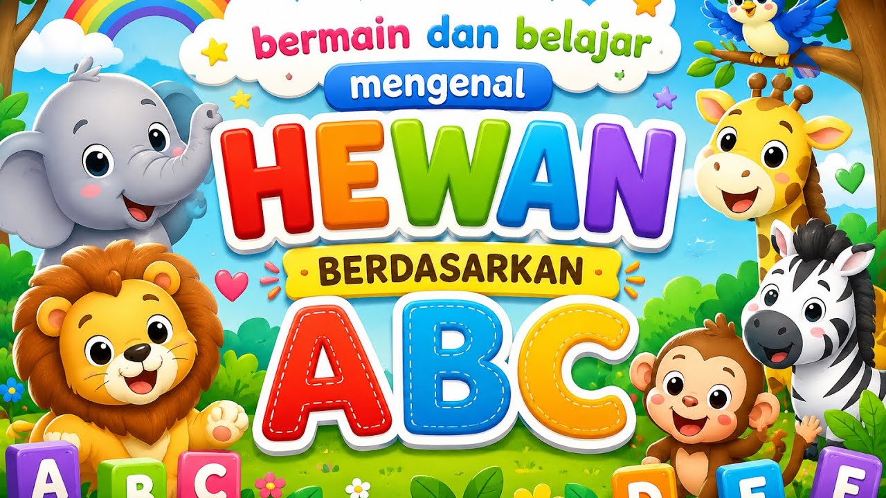 MENGENAL HEWAN BERDASARKAN HURUF ABC | Rayyan Kids Channel #kidsvideo #duniahewan #hewan #hewanlucu 