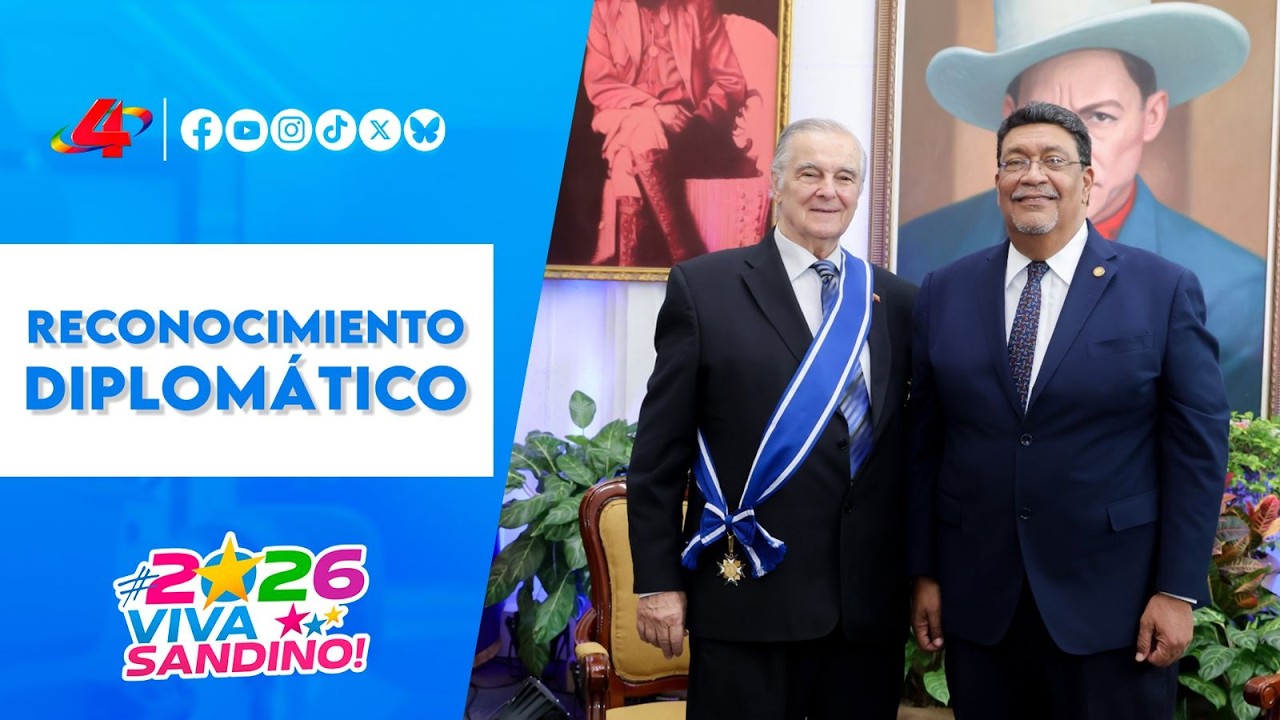 🎖️ Entrega de la Orden José de Marcoleta al Embajador Javier Arrúe 🇳🇮 🇻🇪