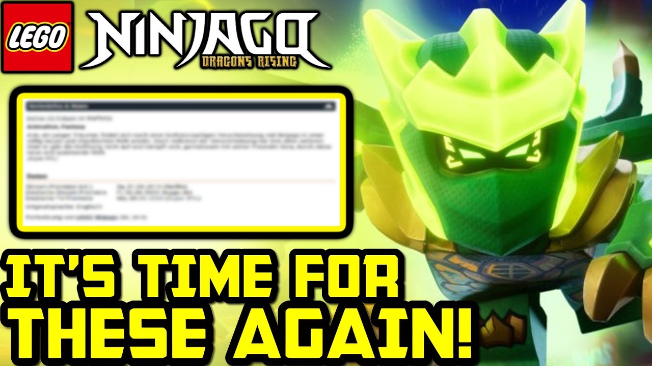Возможны спойлеры к 4 сезону! 👀 Новости и обновления о 4 сезоне Ninjago Dragons Rising!