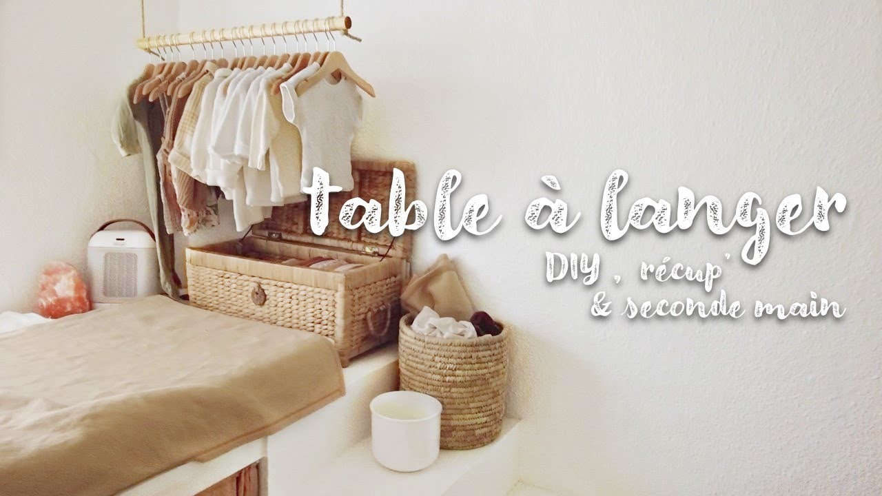 TABLE À LANGER | Mon set up zéro déchet