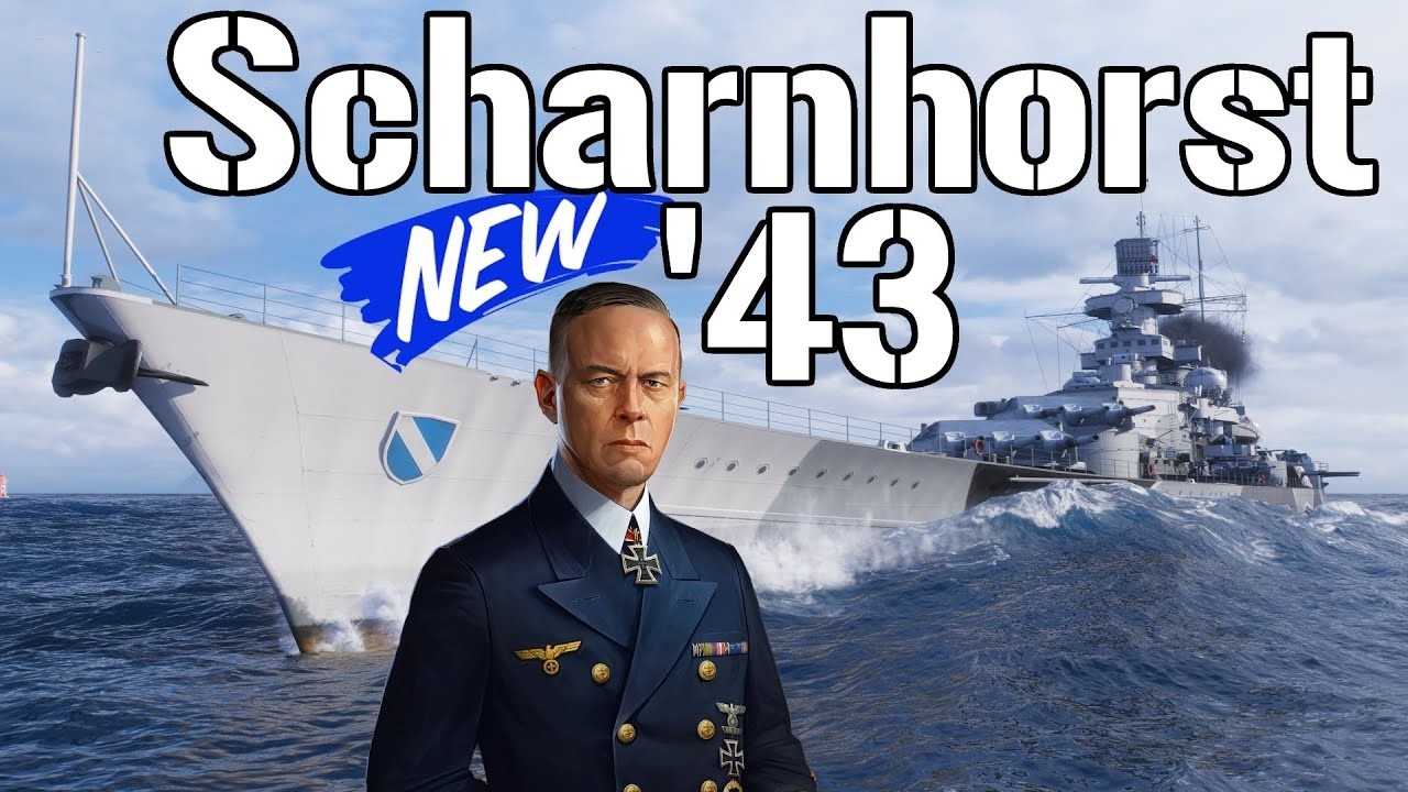 SCHARNHORST 43 🐙ОПЫТНЫЙ КОМАНДИР СОТВОРИЛ ДИЧЬ В РАНГОВОМ БОЮ !