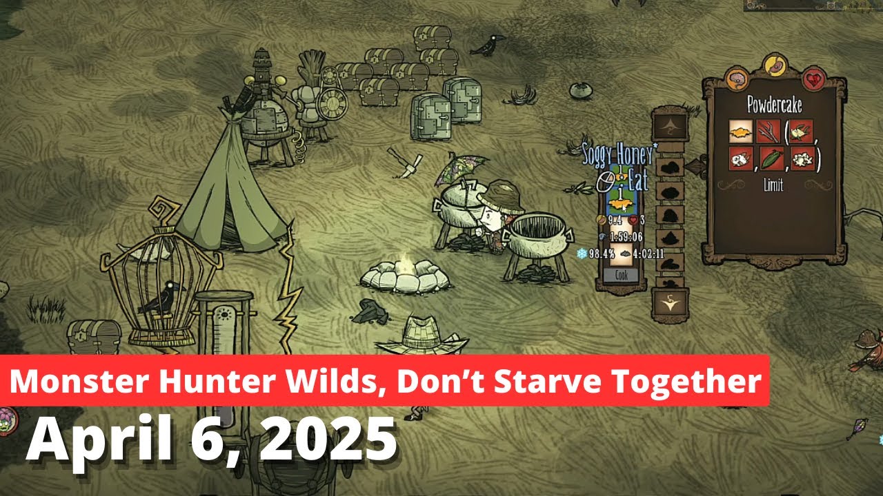Suprise Sat Stream! [Monster Hunter Wilds, Don't Starve Together]