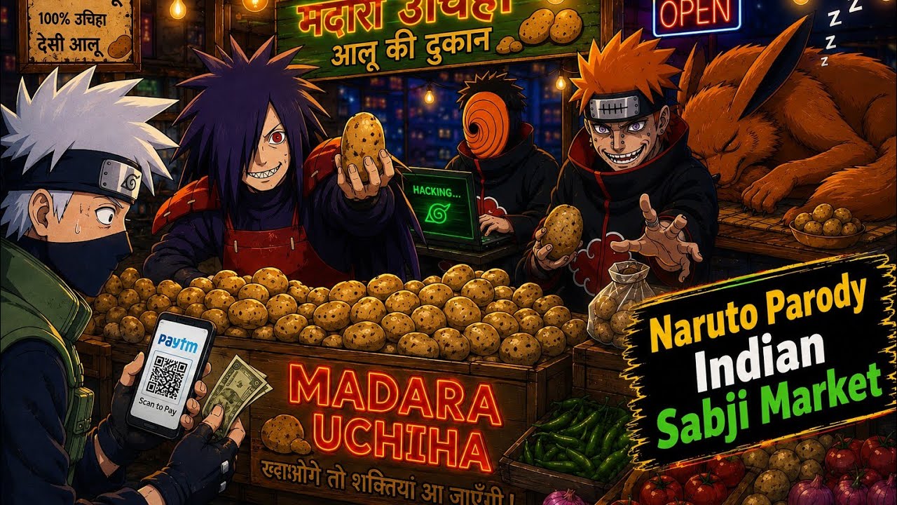  Madara ki aalu ki dukaan Animation #MadaraUchiha #Hackeobito #AnimeIndia