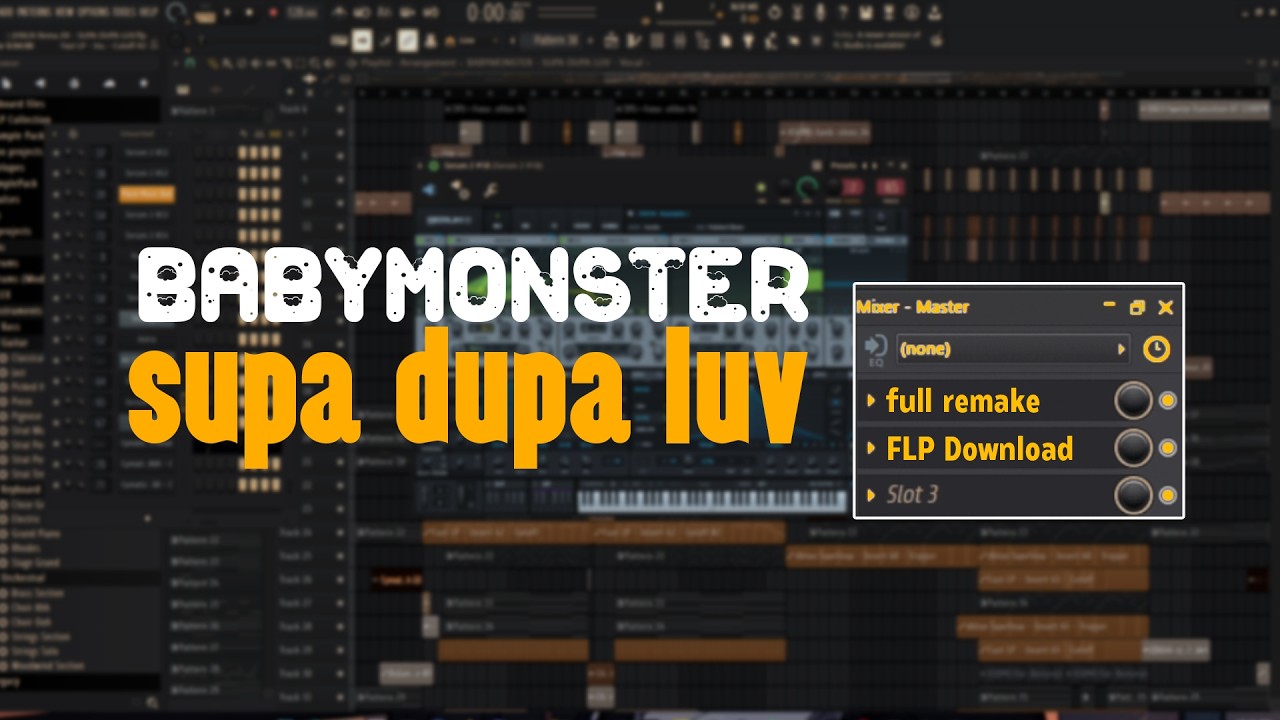 (KPOP FLP Download) BABYMONSTER - SUPA DUPA LUV (Full Remake)