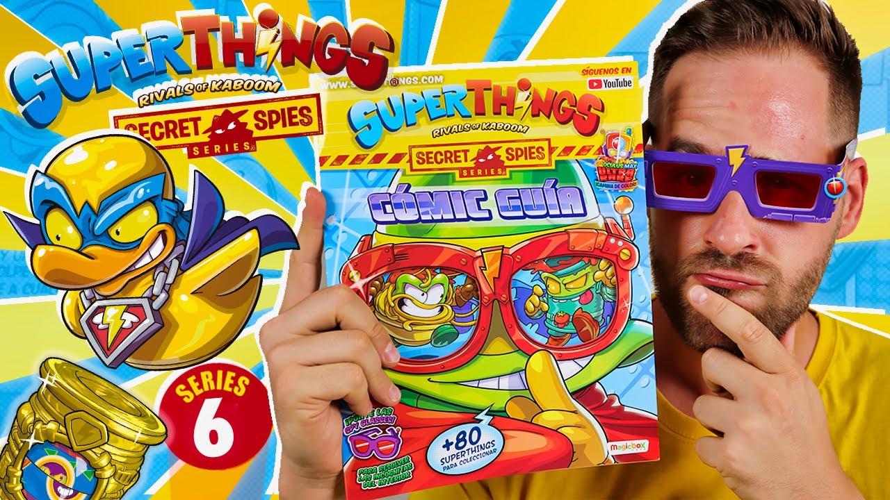 SuperThings Secret Spies UNBOXING STARTER PACK COMIC GUIA Series 6 en Pe Toys