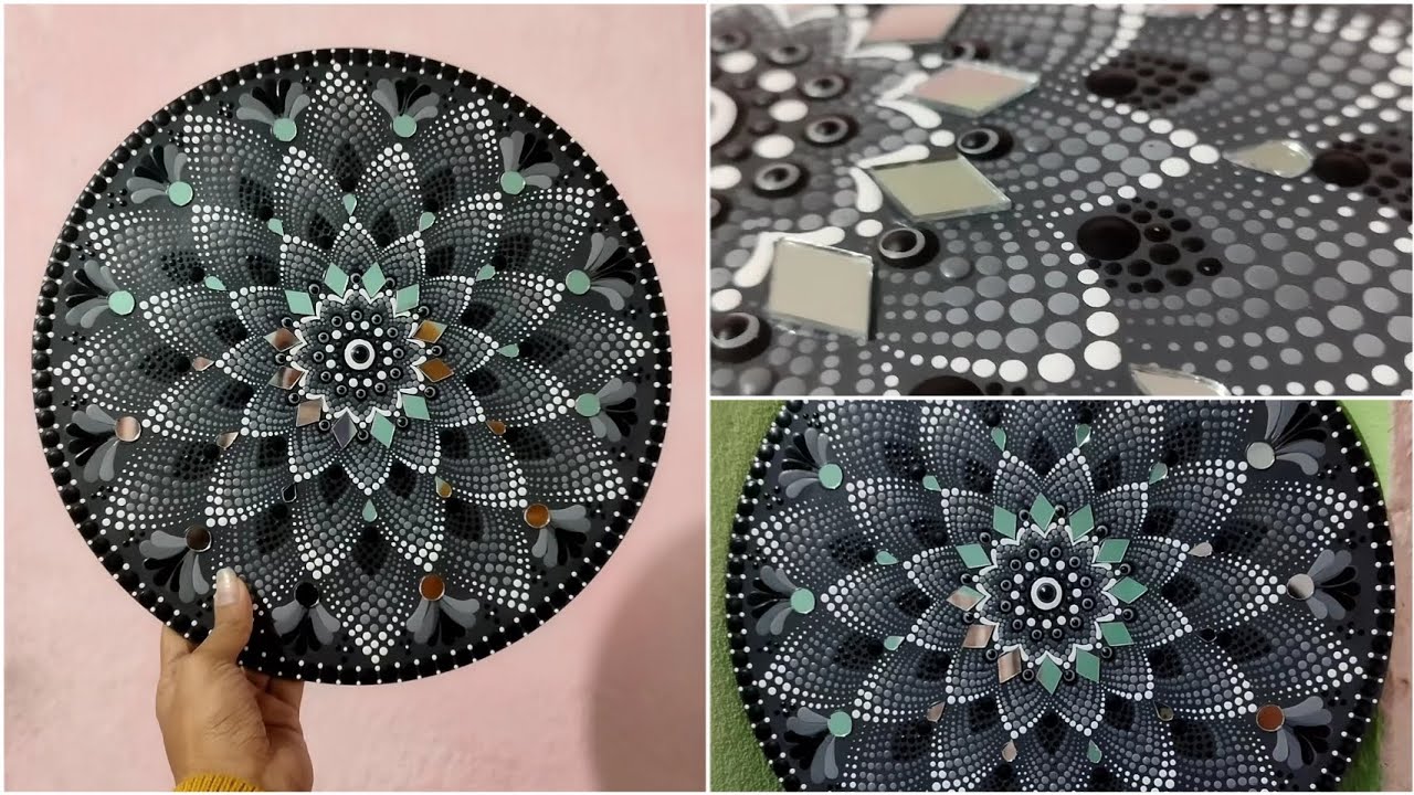 Easy dot mandala art for beginners || Gradient mandala art  