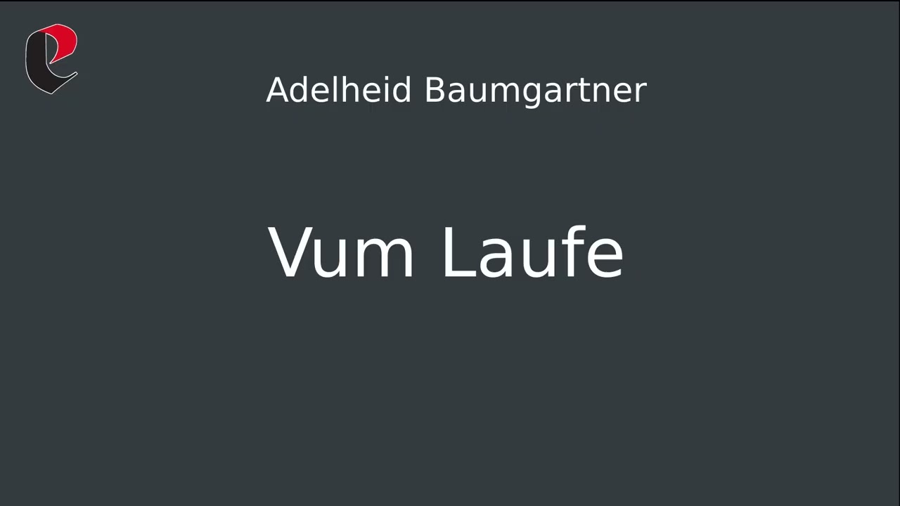 Vum Laufe (Adelheid Baumgartner)