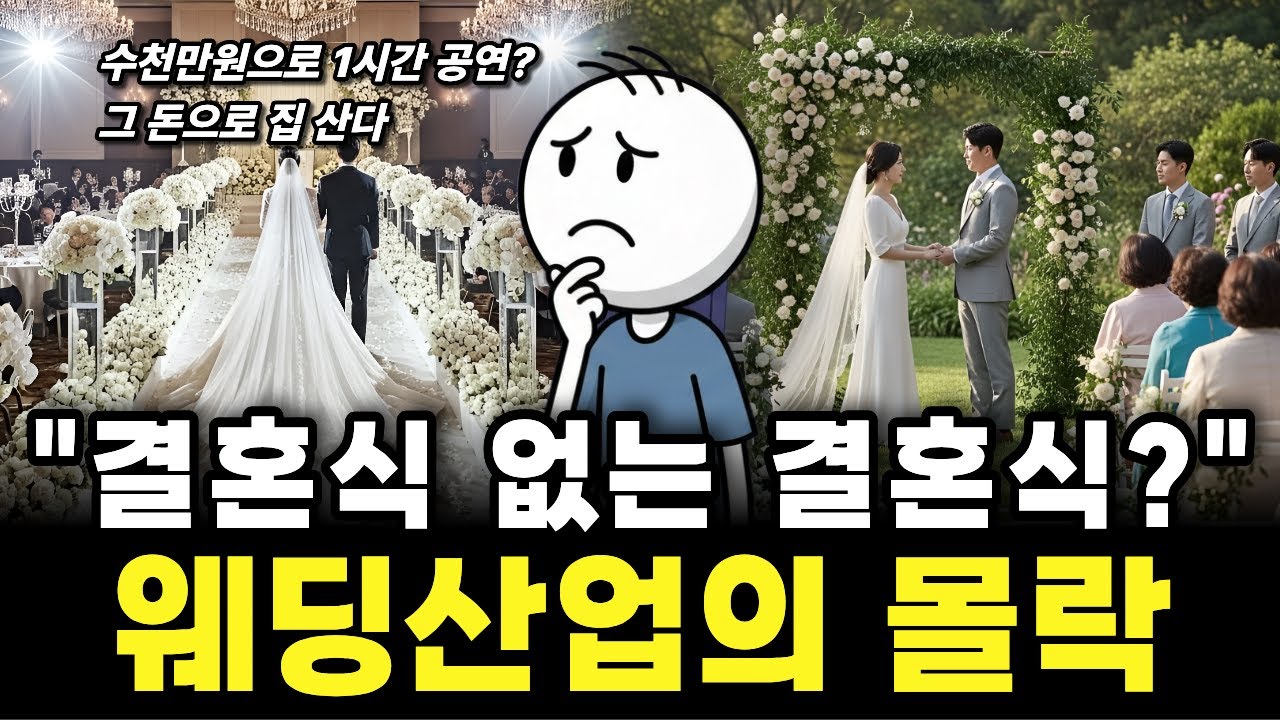 뷔페 장사 끝났다? ‘조용한 결혼’에 웨딩업계가 초비상인 이유