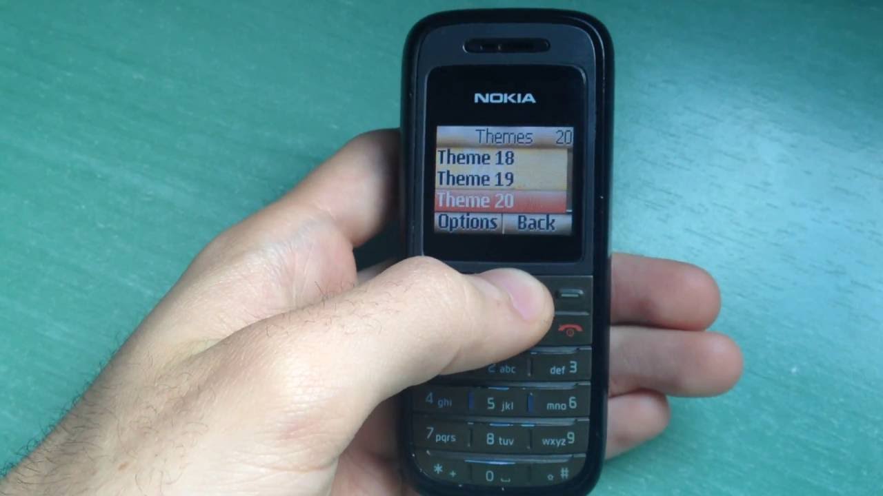 Nokia 1208 review (old ringtones, themes & games)